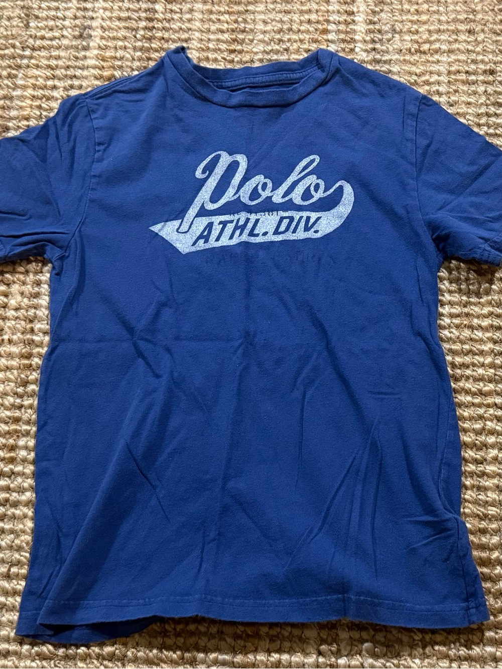 Polo by Ralph Lauren Blue Crewneck Graphic Tee